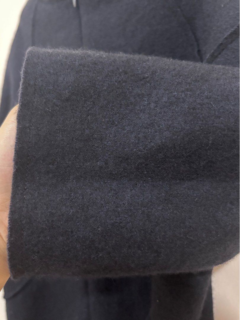 Korean brand Wool Top - XS-Small (Category: Longsleeves) located in Makati City. Submitted by solana36 (Listing ID 1395077086, Image 3). Description: Used once, korean brand No issue RFS: Decluttering Color: Dark Blue SF c/o buyer Location: East Rembo, Taguig.