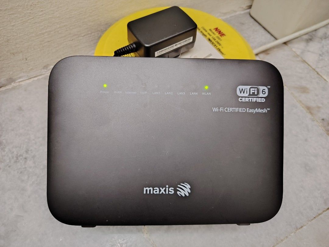 Maxis Home Gateway WiFi 6 Router, Computers & Tech, Parts & Accessories ...