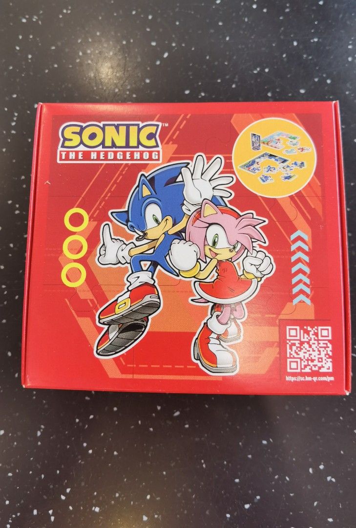 McDonald #39 s McD Happy Meal Toys Sonic The Hedgehog Sonic and Amy Puzzle