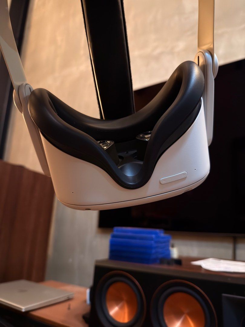 Meta Oculus Quest 2 VR Headset (Category: Others) located in Mandaluyong City. Submitted by seungwand (Listing ID 1395002019, Image 2). Description: Meta Oculus Quest 2 - Bought last December 2, 2022 - Bought for 27,490 - Selling for 15,000 - Slightly used - Comes with free KIWI DESIGN Replacement Elite Strap worth 3,295 - properly maintained and stored.