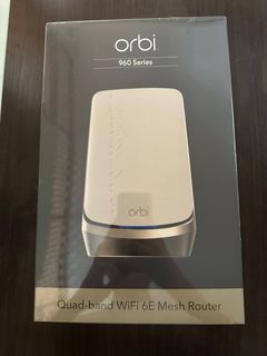 Orbi RBRE960 WiFi 6E flagship quad-band router single host64235362963330110
