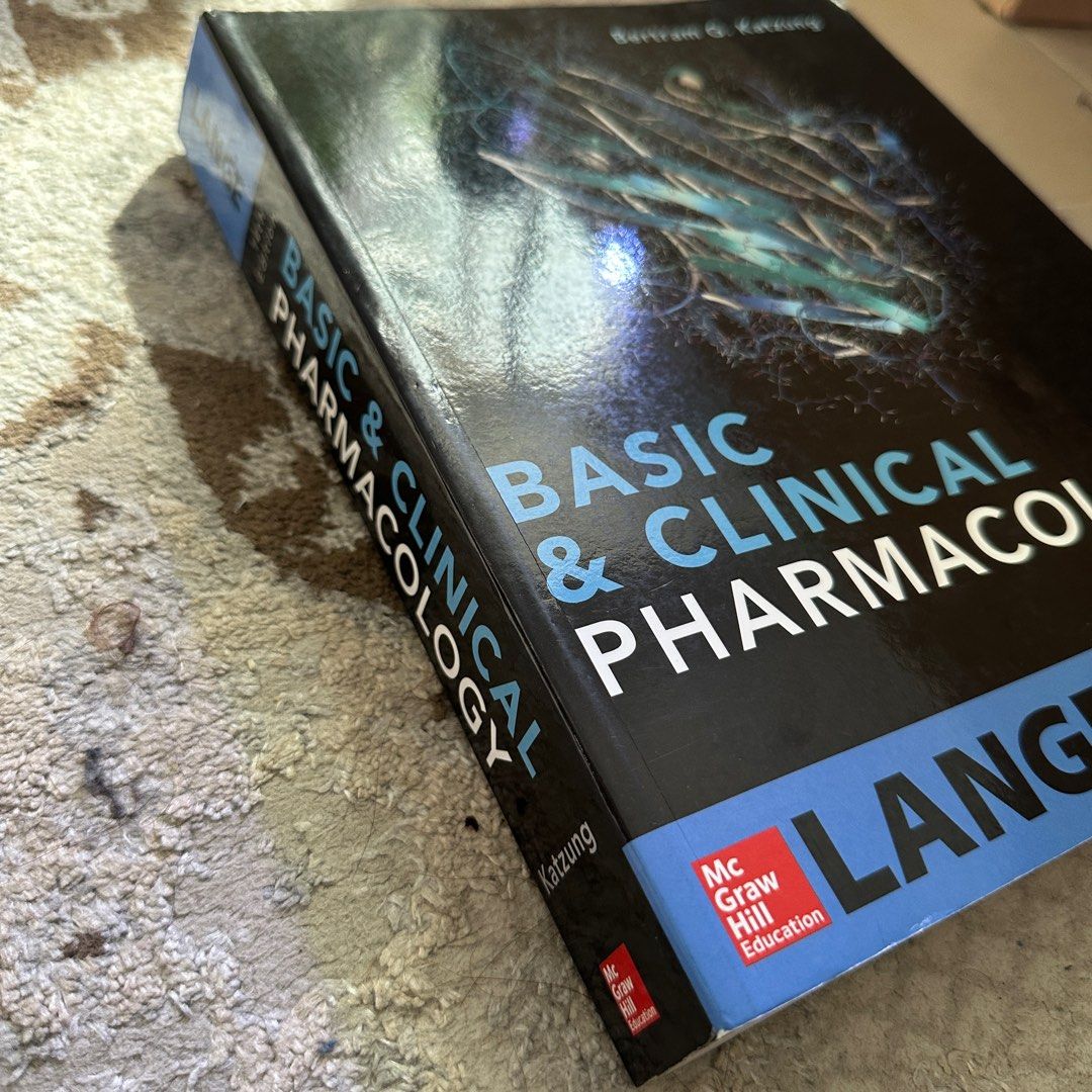 Original Basic & Clinical Pharmacology Katzung Book (Category: Textbooks) located in Cebu City. Submitted by condodeclutterph (Listing ID 1395038781, Image 3). Description: Good as new Scribbled 2 pages only .