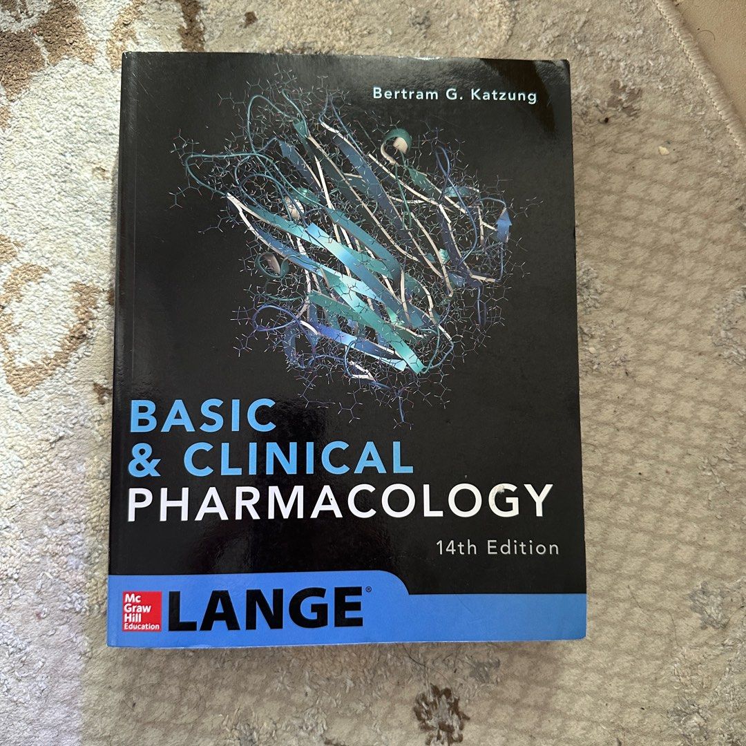 Original Basic & Clinical Pharmacology Katzung Book (Category: Textbooks) located in Cebu City. Submitted by condodeclutterph (Listing ID 1395038781, Image 1). Description: Good as new Scribbled 2 pages only .