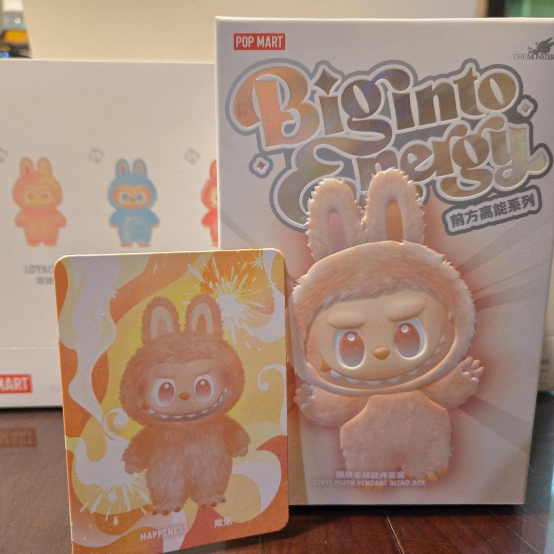 POP MART Biginto Energy Series Figure Labubu 3.0 前方高能