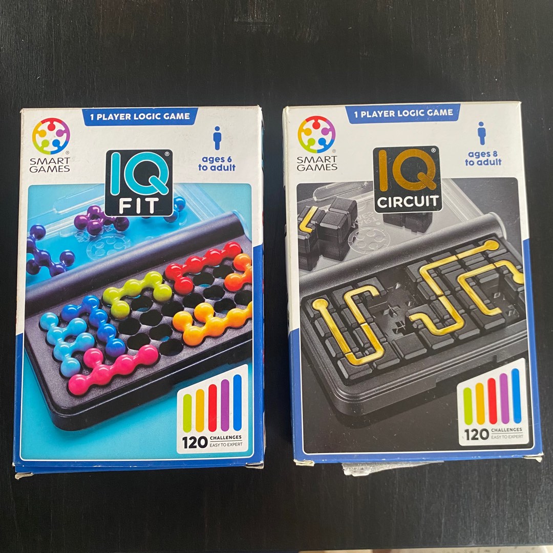 [SET PRICE] Smart Games IQ Fit and IQ Circuit (Logic, Stimulation ...