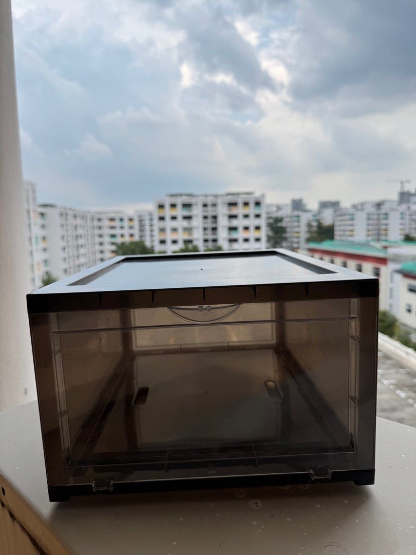 Shoe Box Stackable (Category: Storage Boxes & Baskets) located in Singapore. Submitted by buttbutter (Listing ID 1395026716, Image 1). Description: 3 for sale Pm for more info .