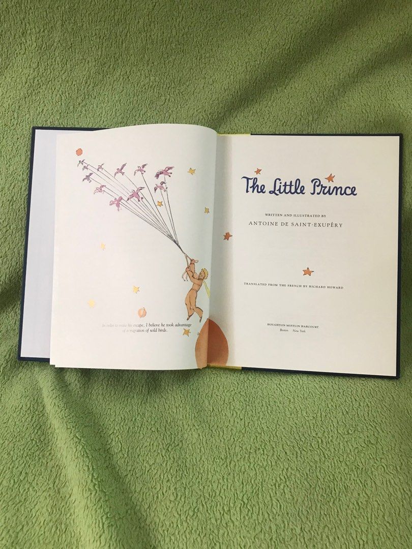 The Little Prince 60th Aniv. 2000 Edition (Category: Storybooks) located in Quezon City. Submitted by regiegeorg77224 (Listing ID 1394997624, Image 1). Description: Very Good Condition Translated into English by Richard Howard Copyright 2000 Hardbound Cover 60th Aniversary Edition (1940-2000) **Rare Copy Printed in Italy .