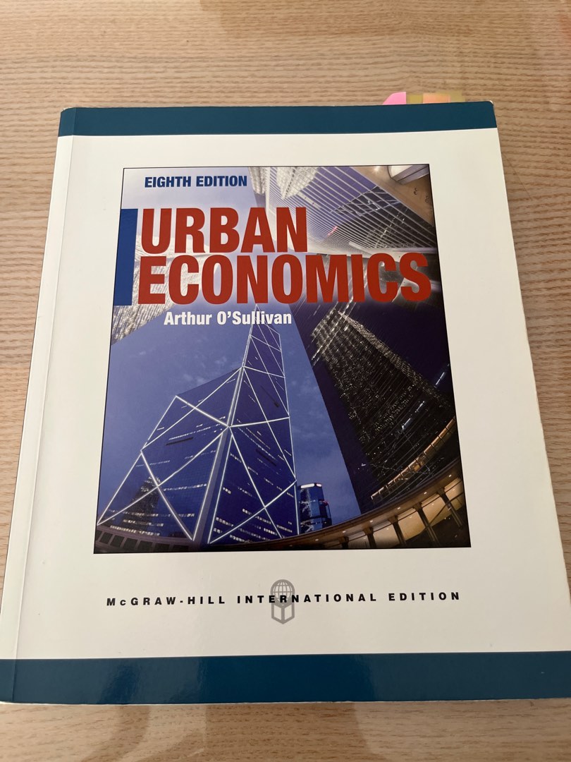 O Sullivan Urban Economics 8th Edition