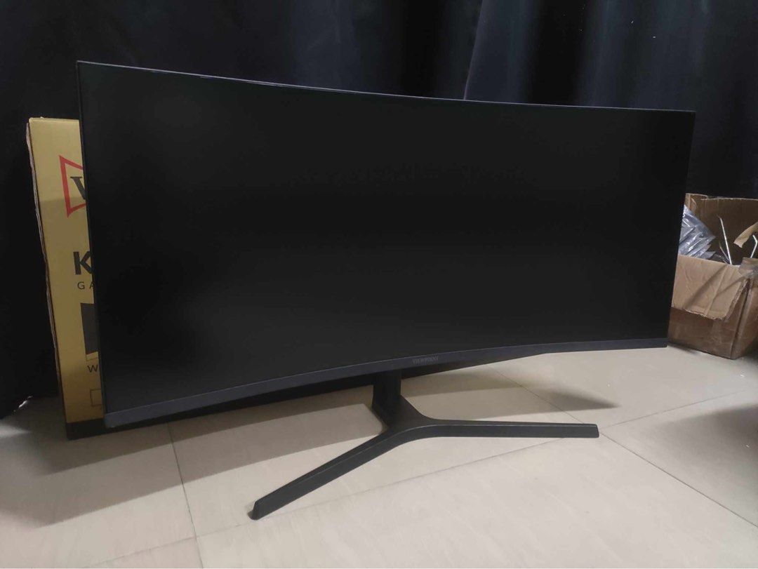 VIEWPOINT K34WQC 34 INCHES 180HZ CURVED FRAMELESS MONITOR 4K RESOLUTION ...