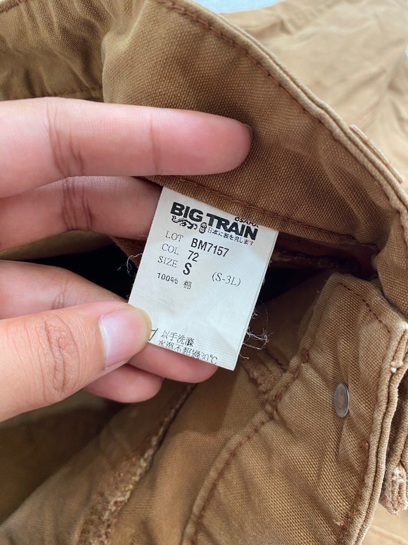 VTG Big Train Brown Pants (Category: Jeans) located in Iloilo. Submitted by joren_ian (Listing ID 1395035098, Image 2). Description: VTG big train Embroidered patch work Excellent condition Waist:30 Length:42 Leg open:7 ₱350.