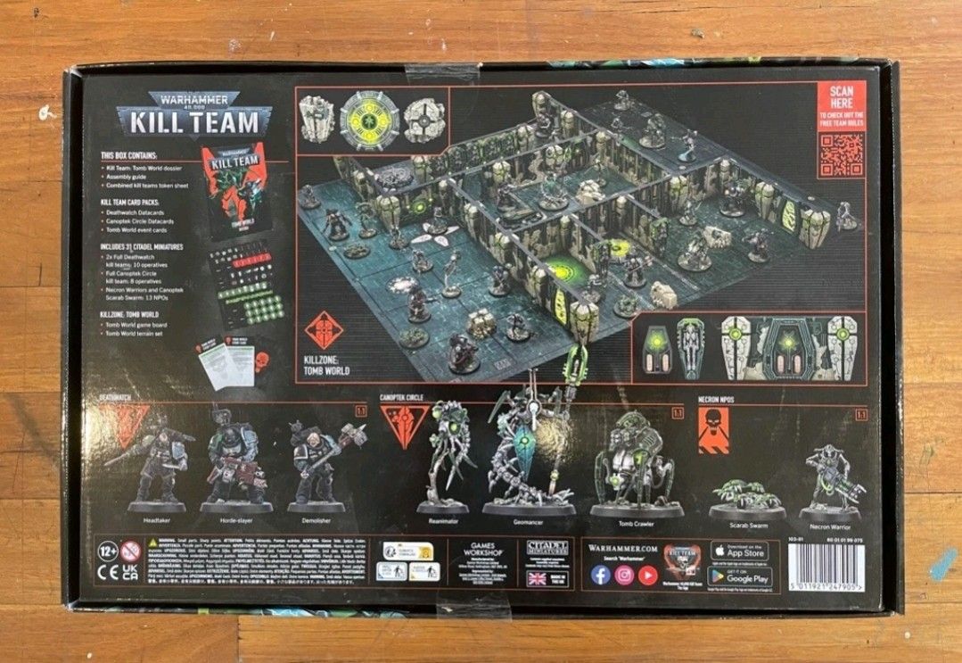 Warhammer 40K Kill Team Tomb World Deathwatch vs Necrons NEW, Hobbies ...