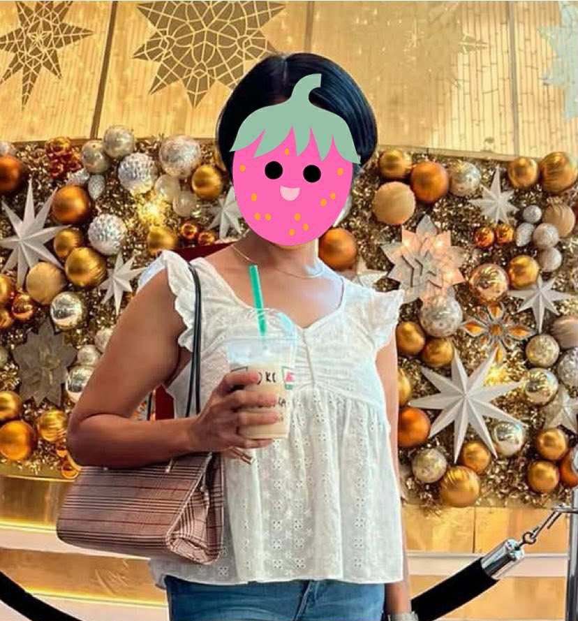 White Eyelet Top (Category: Sleeveless) located in Manila. Submitted by zapitup (Listing ID 1394927121, Image 2). Description: - White eyelet top - V-neck design - Ruffled sleeves - Gathered bust detail - Peplum hem - Sleeveless - Lightweight fabric.