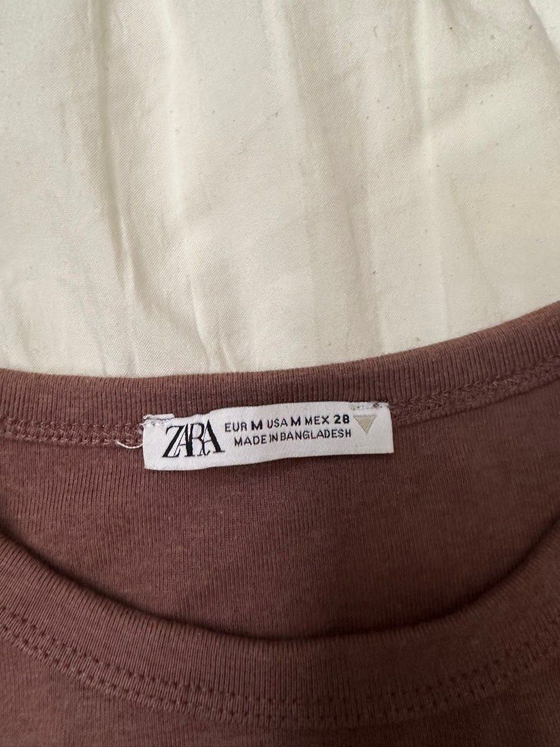 Zara longsleeve in brown (Category: Longsleeves) located in Quezon City. Submitted by classythreads (Listing ID 1395048194, Image 2). Description: .