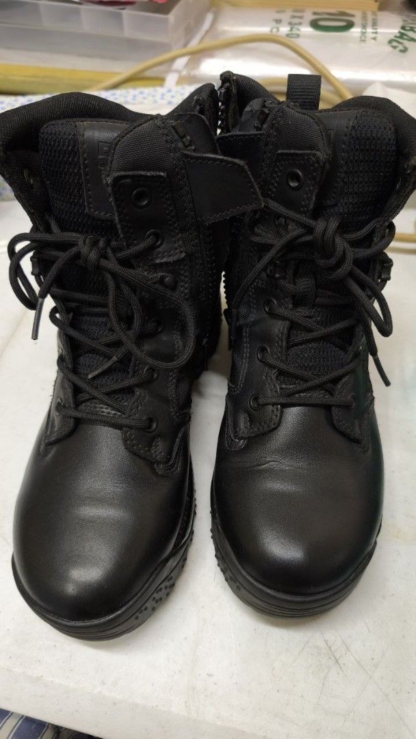 5.11 Tactical Black Boots ATAC 2.0 6" CST BOOT (Category: Boots) located in Manila. Submitted by seepeeaylohyer (Listing ID 1395249181, Image 3). Description: - Black 5.11 Tactical boots - Size: US 8, UK 7, EUR 41 - Side zipper for easy wear - Made in Bangladesh - Rugged tread soles SELLING AS IS 5.11 ATAC 2.0 6" CST BOOT 150 USD SRP.