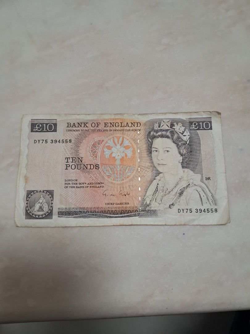 英格蘭銀行10 英鎊紙幣1820年一1910年, 興趣及遊戲, 收藏品及紀念品, 錢幣- Carousell