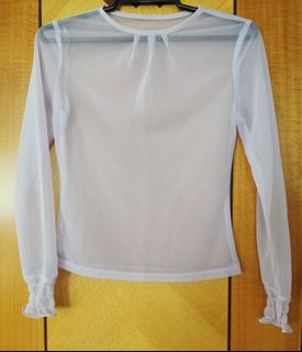 粉紫色紗質上衣64230339447809110