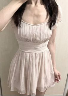 淺粉紅色連身裙 (同其他出售item一齊買價錢可調整)64228975560707110