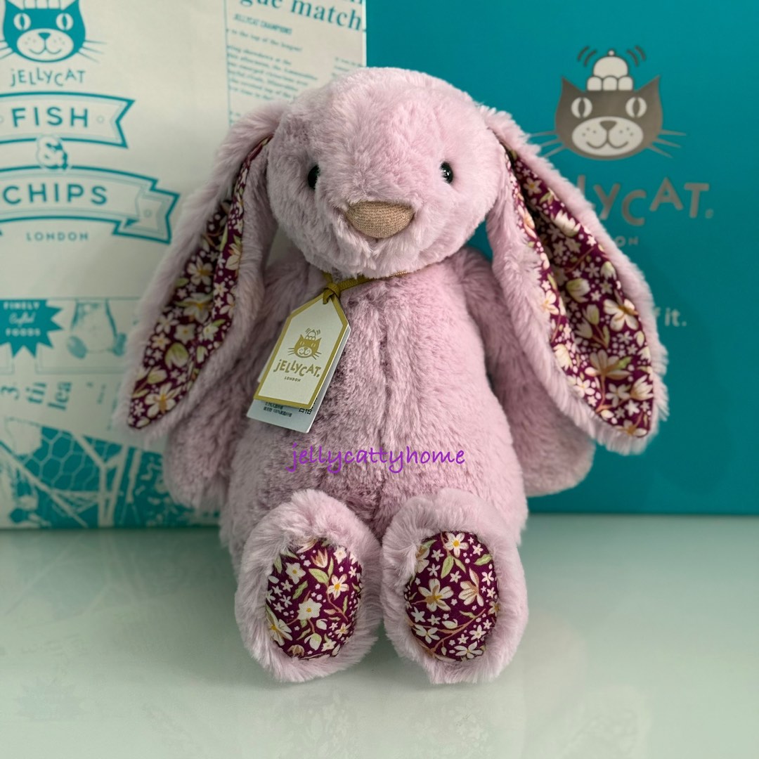 上海限定&限購款] Jellycat Thistlepop Blossom Luxe Bunny 31cm