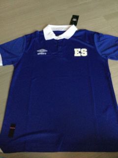 薩爾瓦多國家隊足球球衣波衫 Umbro Salvador football soccer jersey64195203838082110