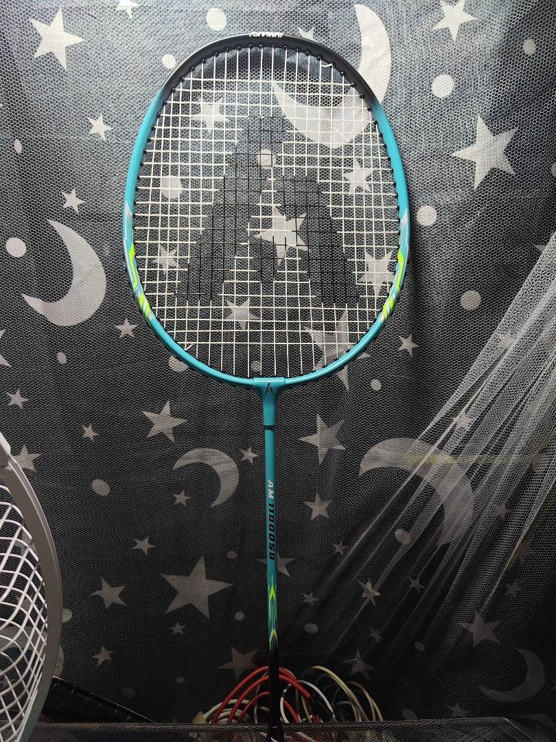 Ashaway AM 11000 SQ (Category: Racket and Ball Sports) located in San Jose del Monte. Submitted by novoadrian5 (Listing ID 1395204895, Image 2). Description: For sale Ashaway AM 11000 SQ Brandnew with receipt from Toby's sports SM Megamall. Wala pang isang buwan sakin. With free Carlton shuttlecock. RFS nagbago isip ng prof ko sa Pathfit 3.