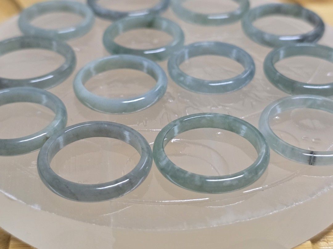Bluewater Guatemala Jadeite Rings (limited sizes) (Category: Rings) located in Quezon City. Submitted by ohmystones_088 (Listing ID 1395228732, Image 2). Description: 100% Authentic / Natural Stone Name: Bluewater Guatemala Jadeite Rings Ring Size: 4.5, 5.25, 6.5, 7.25, 8.5, 9 Mode of payment: G-cash, PayMaya, BPI, BDO ✨️All crystals or gemstones are cleansed and energized before shipping.✨️ Please note: 💕As gemstones are natural, there may be v