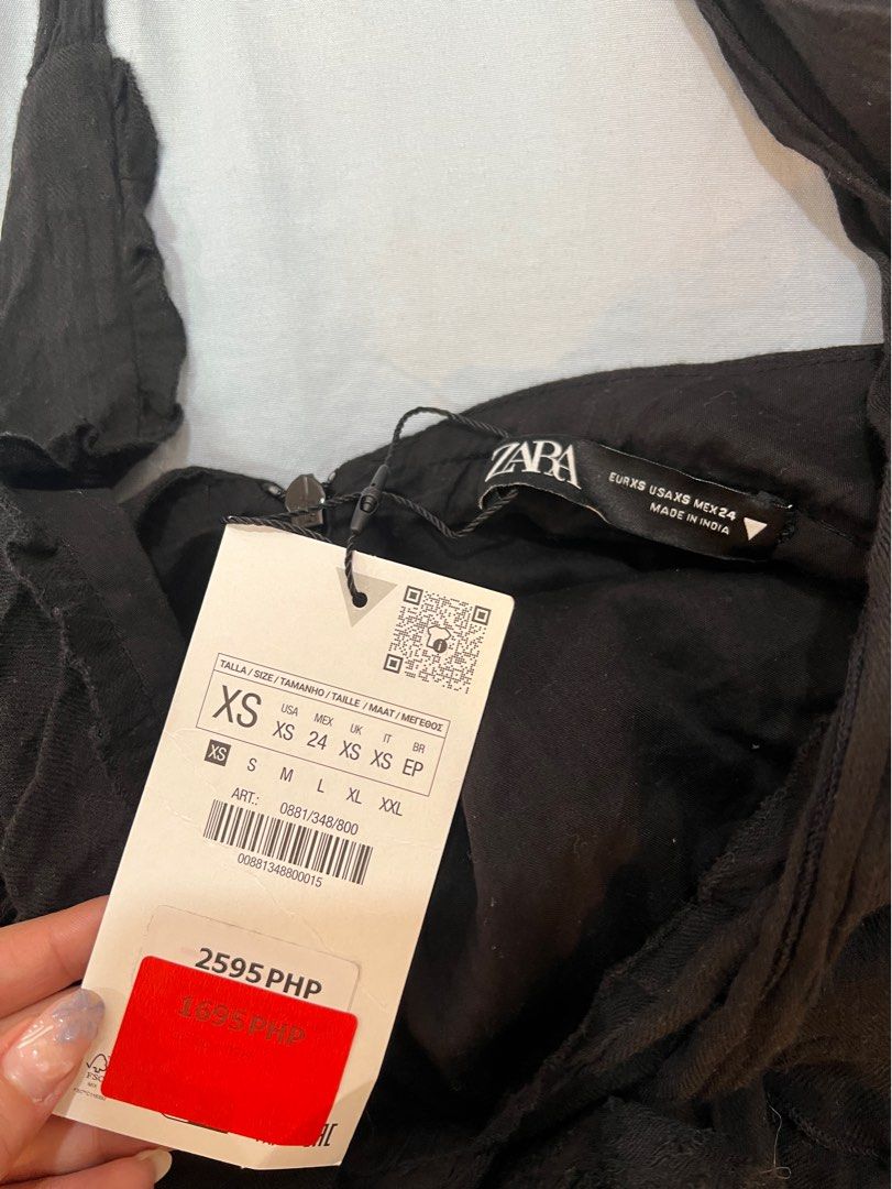 BNWT Zara Black Halter Dress (Category: Dresses) located in Manila. Submitted by pinkhamster (Listing ID 1395180648, Image 3). Description: .