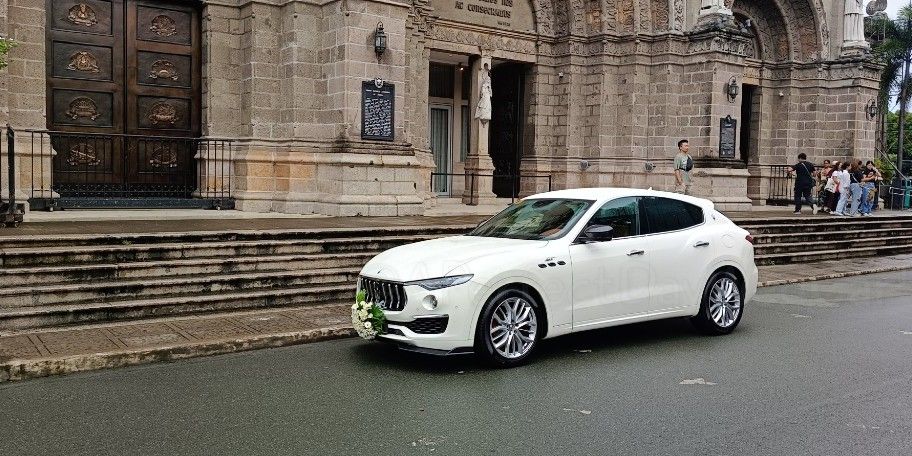 Bridal Car Maserati Wedding Car (Category: Car Rentals) located in Manila. Submitted by aperfectdaywedcar (Listing ID 239327562, Image 2). Description: Maserati White Wedding Car Make your special day extra ordinary Very Class, Very Cozy Interior, Very clean Actual picture posted Service at its best since 2007 In God We Trust.