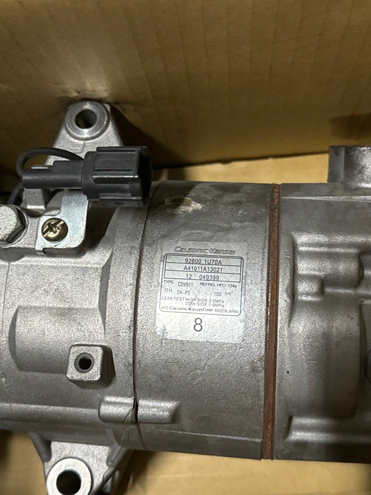 Calsonic Kansei AC Compressor for Nissan Sylphy 92600 1U70A, Car ...