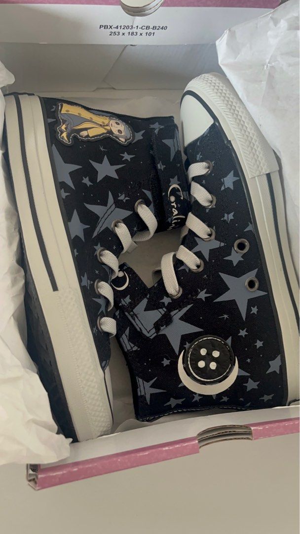 Coraline - Converse for kids (Category: Sneakers) located in Taguig. Submitted by arkin0606 (Listing ID 1395186054, Image 2). Description: .