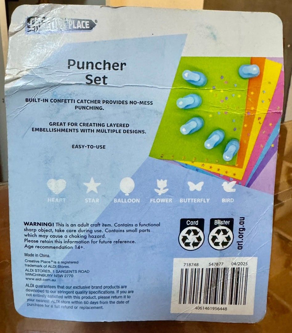 Creative Place Puncher Set . . (Category: Craft Supplies & Tools) located in Manila. Submitted by ormelynmal86309 (Listing ID 1395239031, Image 2). Description: Creative Place Puncher Set . . ₱500.