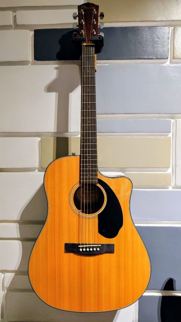 Fender Acoustic Guitar CD-60CE SCE with Case (Category: Musical Instruments) located in Makati City. Submitted by ppomidyar (Listing ID 1395246721, Image 1). Description: bought in JB Music Pasay Road in 2020.