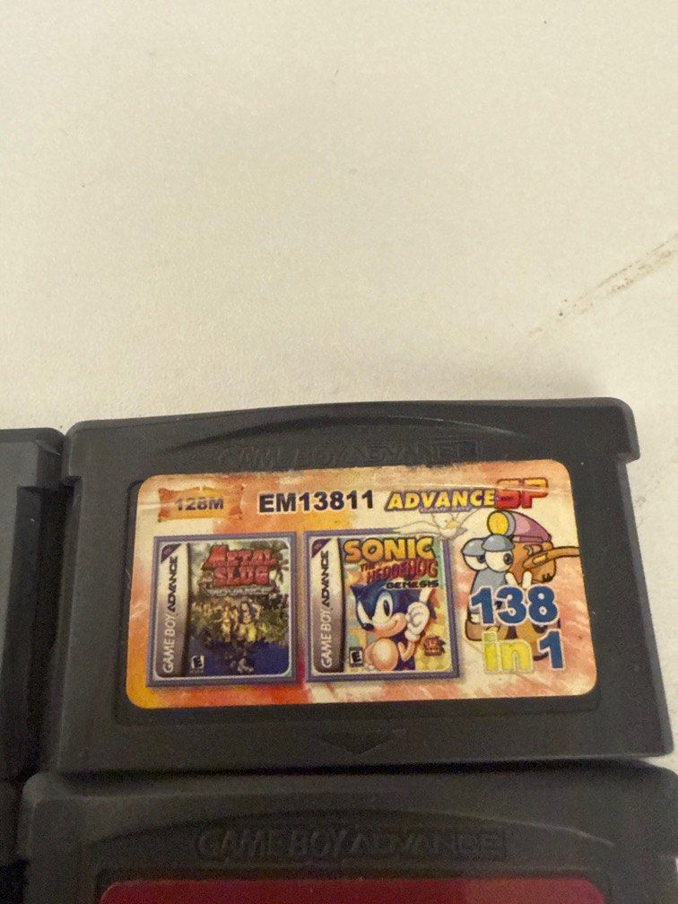 gameboy advance games (Category: Nintendo) located in Manila. Submitted by sarsy (Listing ID 1395326485, Image 3). Description: Gameboy games (Not authentic) Super mario world Metroid Kirby 138in1 Zelda Cars All games are working .