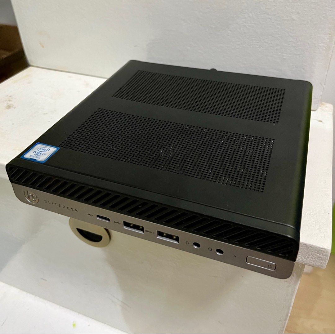 HP EliteDesk 800 G5 High Specs (Category: Desktops) located in Bacoor. Submitted by silentactive (Listing ID 1395233558, Image 3). Description: Brand NEW! Never Been Used Just Open for testing only No Box included 16gb RAM, NVME SSD 500gb and Intel i7-9700 3.00 GHz Free HP Keyboard Included Experience performance, expandability, security, and manageability tailored for the modern workplace with the compact HP EliteDesk 800 Desktop Mini. Meet the 