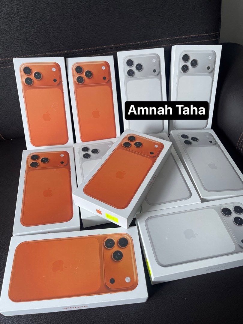 iPhone 17 PRO MAX 1TB (Category: iPhone 17 Series) located in San Juan City. Submitted by satgadgets (Listing ID 1395174224, Image 1). Description: For Sale! Available on Hand!! Brandnew Sealed iPhone 17 PRO MAX •2TB,1TB & 512gb •Orange & Silver •HK Variant •Not Activated PM Me for Sure Buyer!.