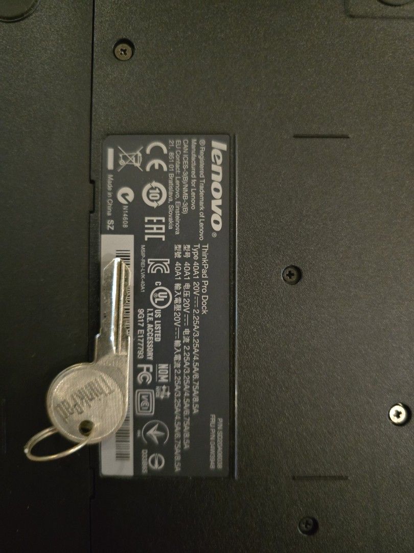 Lenovo ThinkPad Docking Station - Type 40A1