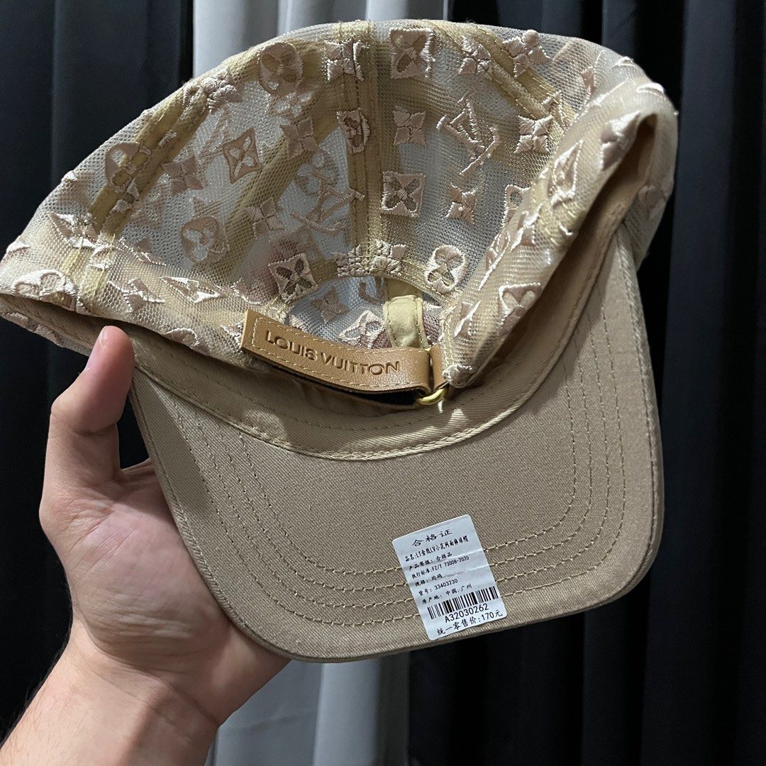 LV net cap (see through) (Category: Caps & Hats) located in Manila. Submitted by paulolazo (Listing ID 1395341591, Image 2). Description: Lv mesh cap from 78USD now on sale 28USD on the website. Around 1600-1700 in peso..