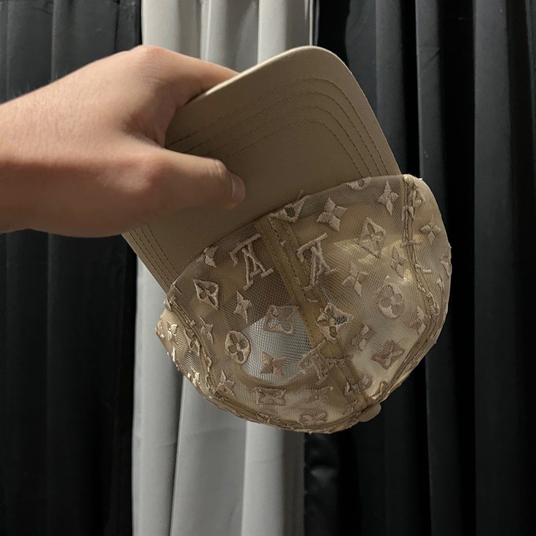 LV net cap (see through) (Category: Caps & Hats) located in Manila. Submitted by paulolazo (Listing ID 1395341591, Image 1). Description: Lv mesh cap from 78USD now on sale 28USD on the website. Around 1600-1700 in peso..