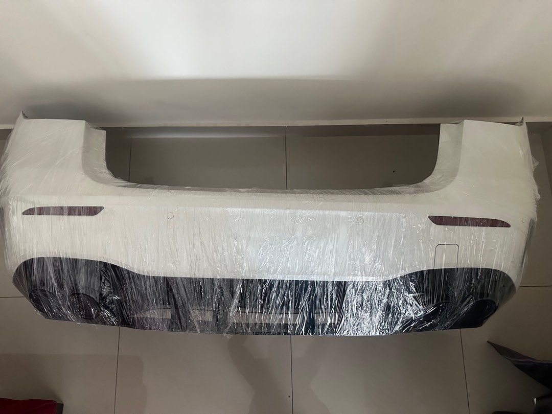 Mercedes Benz W177 A-Class Hatchback Rear Bumper (AMG Style, White ...