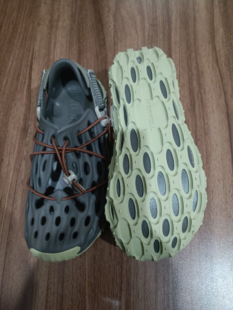 Merrell Hydro Moc AT Cage SE - Boulder Rocher (Category: Flats & Sandals) located in Manila. Submitted by awesome_mom (Listing ID 1395160042, Image 2). Description: - Merrell Hydro Moc AT Cage SE sandals - Size: 7 US (Women's) - Color: Boulder Rocher - Unique cage design with adjustable laces - Includes original box.