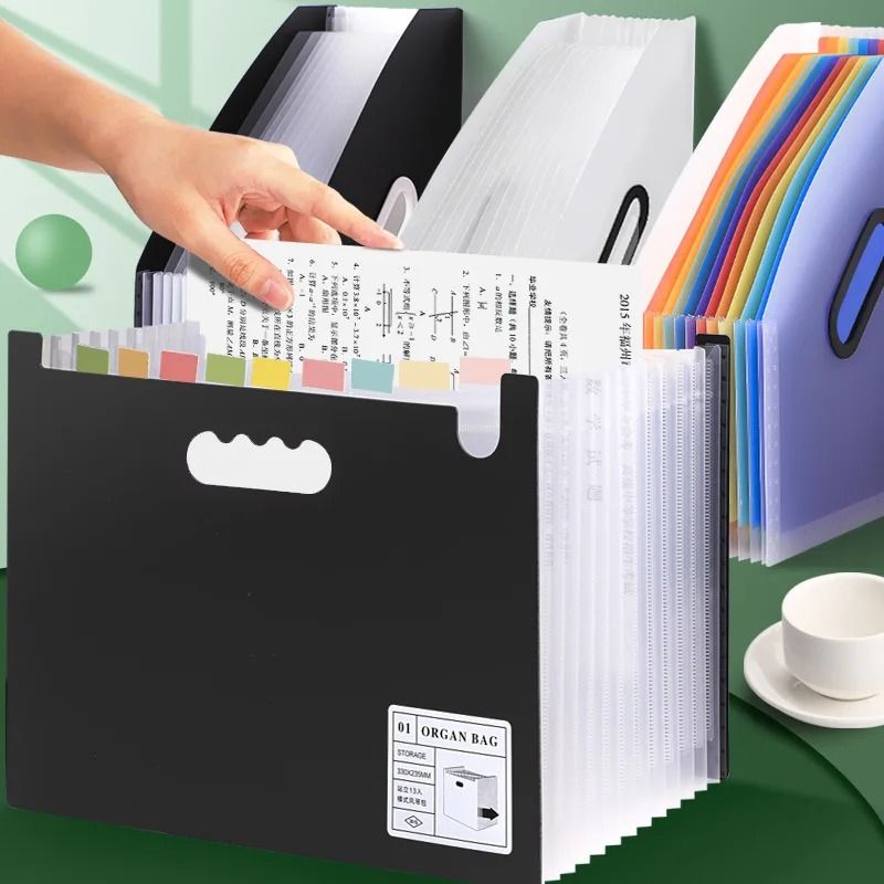 Multi-layer Test Paper Bag Vertical Expandable Organ A4 Data Storage ...