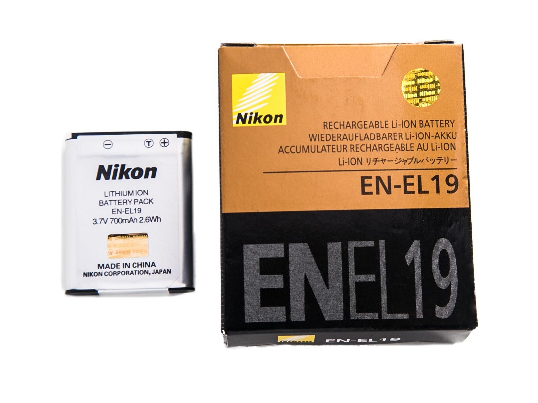 NIKON EN-EL19 BATTERY (1 YEARS WARRANTY) ENEL19 EL19 BATTERY ...