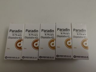 [新]Olopatadine (Paradin) 0.1% 抗敏眼藥水64226815160451110