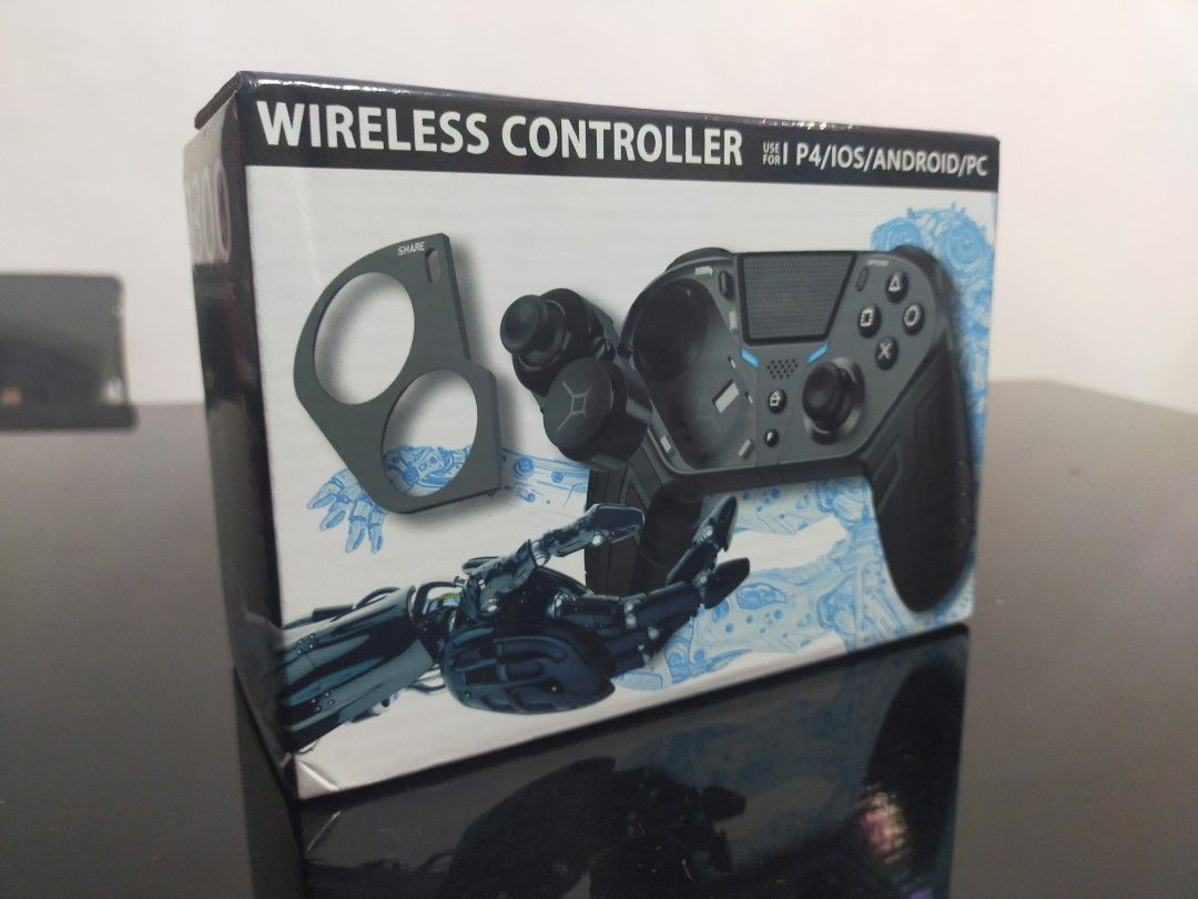 PS4 Controller Q300 (Category: PlayStation) located in Seremban. Submitted by 786mar (Listing ID 1395211892, Image 2). Description: PS4 Controller Q300 Gaming joystick Condition:New Selling reason: wrongly purchase interested: w/a: OI2 (682)9724Mar Cod Seremban area postage: +.