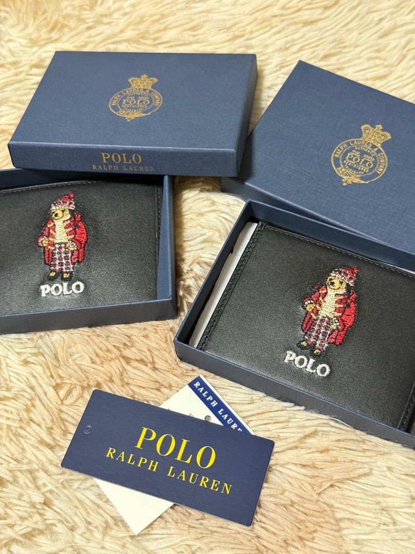 (Accepting COD) POLO RL BEAR RALPH LAUREN LEATHER CARD HOLDER WALLET (Category: Luxury Bags & Wallets) located in Imus. Submitted by kcnvy.co (Listing ID 1395330271, Image 3). Description: Deadstock hard to find 1 million percent authentic Wallet card holder Send offers I sell or have sold other brands like Patagonia type northface type north face Polo bear Spyder Columbia Coach Michael Kors Burberry Snow beach Polo bear Cp 93 Limited edition 196