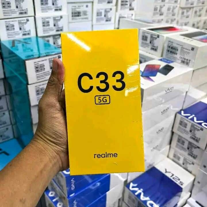 Realme C33 5G Brandnew Complete Package (Category: Realme) located in Manila. Submitted by justinemel66110 (Listing ID 1395260342, Image 2). Description: REALME C33 ✅ BRAND NEW SEALED ✅ 💯% ORIGINAL ✅ REFURBISHED ✅ 7 DAYS REPLACEMENT + 1 MONTH WARRANTY 💛 I N C L U S I O N S💛 • CHARGER ADAPTOR • CHARGER CABLE 🔌 • CASE • MANUAL • WARRANTY CARD • SIM INJECTOR 💛CASH ON DELIVERY.
