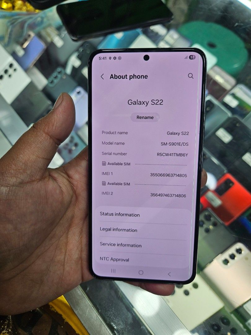 Samsung S22 8/128 (Category: Samsung) located in San Juan City. Submitted by wainefreygadgetshop (Listing ID 1395262381, Image 2). Description: Samsung S22 8/128gb ALL GOODS AT WORKING NO REPAIR HISTORY GAMING PHONE PEDE PANG BACK UP PHONE SNAPDRAGON CAMERA SOBRANG LINAW ,bawal sa maarte check to sawa bago bayaran. *SEE POSTED PICTURES MAY LINE KAYA MURA. Buy at your own risk 😊 For fast transaction call/text 09279452049,09704549340 *PAG COD SAMI