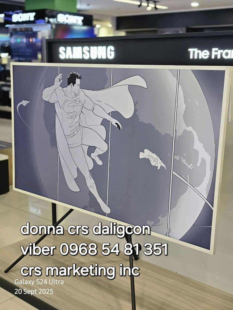 Samsung the frame (Category: TV) located in Manila. Submitted by donnasagao03665 (Listing ID 1395284322, Image 2). Description: 💙 SAMSUNG THE FRAME TV 2025 MODEL 43LS03F 55LS03F 65LS03F / SAMSUNG SERIF 💙 FRAME 2025 MODEL QA43LS03F - 42,600 QA55LS03F - 56,200 QA65LS03F - 69,900 SERIF 2024 MODEL QA43LS01D - 42,500 ( limited stocks ) QA55LS01D - 55,800 ( limited stocks ) PRICE MAY CHANGE WITHOUT PRIOR NOTICE BRANDNEW AND SEALED 1 YR WARRANTY PARTS