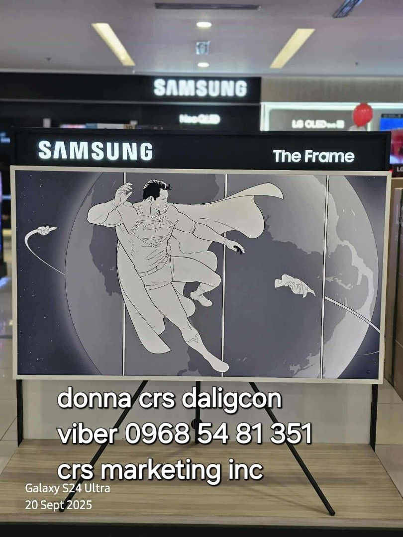 Samsung the frame (Category: TV) located in Manila. Submitted by donnasagao03665 (Listing ID 1395284322, Image 1). Description: 💙 SAMSUNG THE FRAME TV 2025 MODEL 43LS03F 55LS03F 65LS03F / SAMSUNG SERIF 💙 FRAME 2025 MODEL QA43LS03F - 42,600 QA55LS03F - 56,200 QA65LS03F - 69,900 SERIF 2024 MODEL QA43LS01D - 42,500 ( limited stocks ) QA55LS01D - 55,800 ( limited stocks ) PRICE MAY CHANGE WITHOUT PRIOR NOTICE BRANDNEW AND SEALED 1 YR WARRANTY PARTS