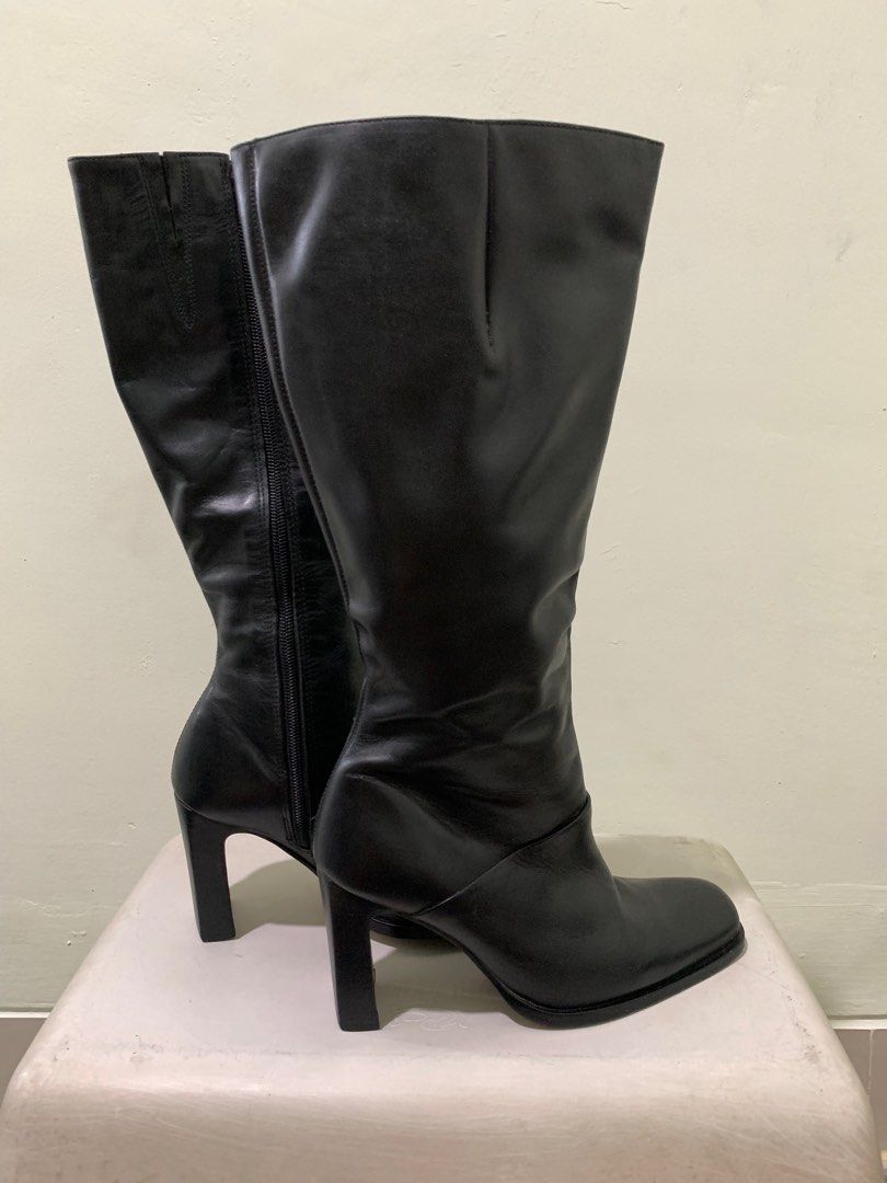 Sepatu Knee High Leather SEPATU LEATHER BOOTS WHITE MOUNTAIN MT