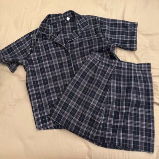 [SF Only]女裝格仔連身裙套裝64212405987329110